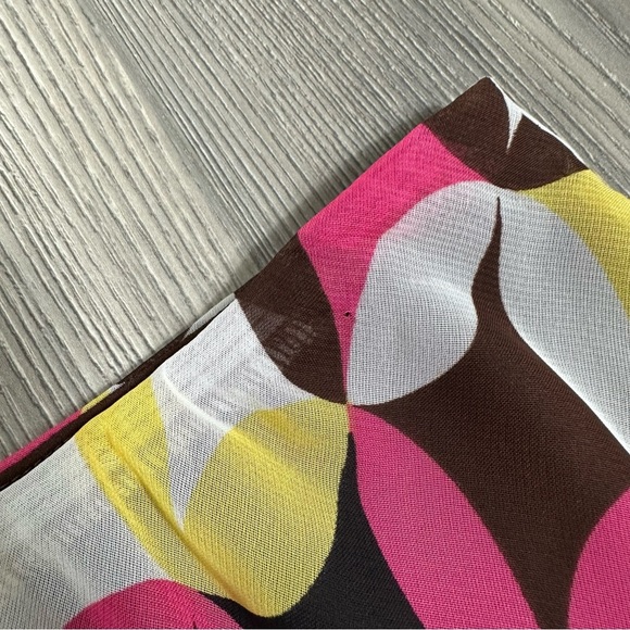 Y2K CATO Retro Geometric Print Midi Skirt – Vacation & Festival Outfit - Picture 2 of 6